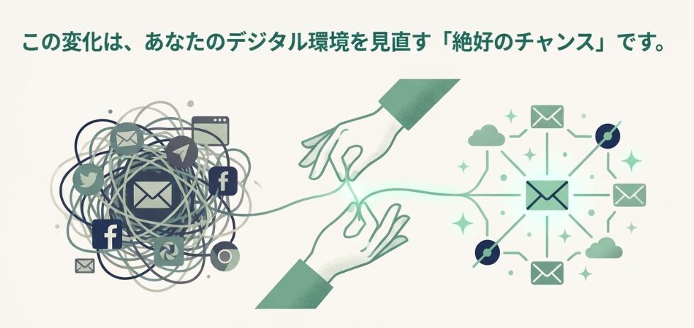 デジタル環境を見直すチャンス