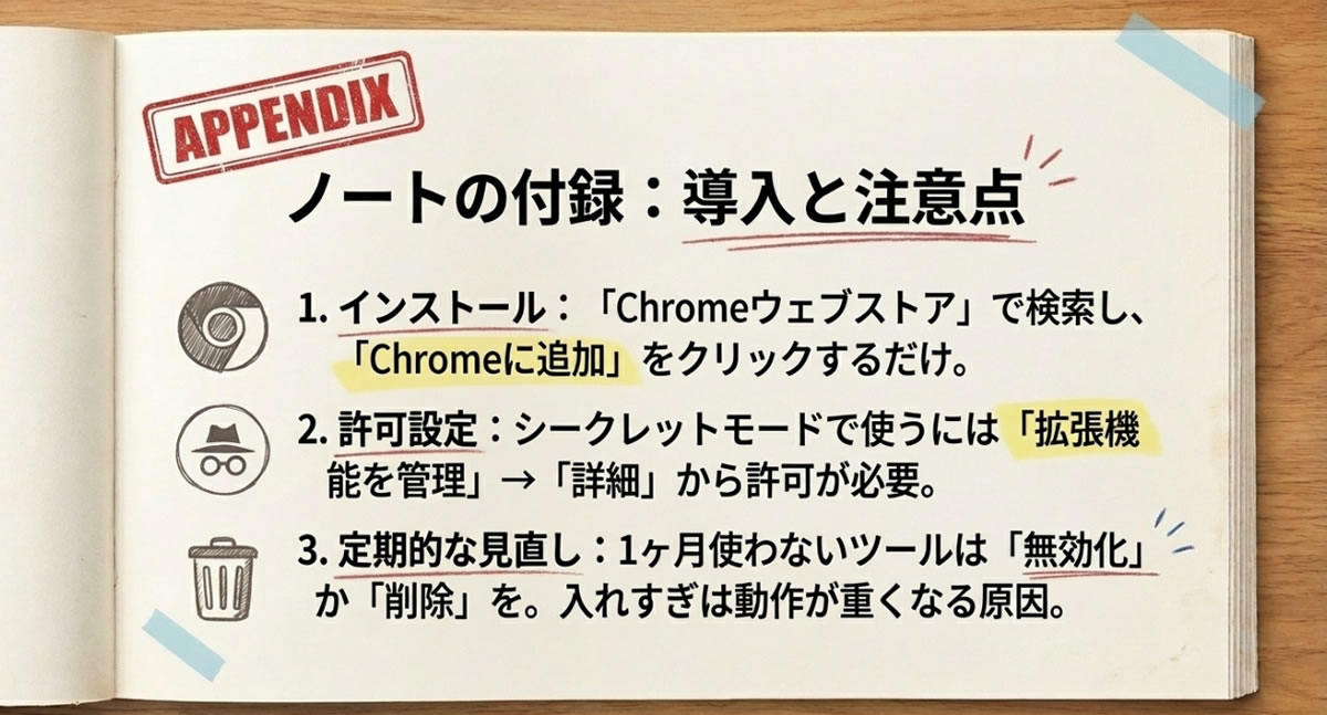 失敗しないChrome拡張機能の導入手順と注意点