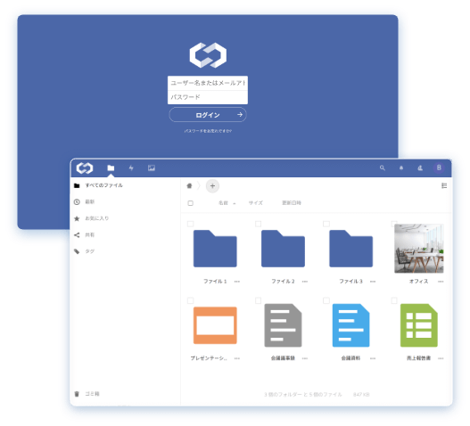 デスクトップアプリで「ローカルフォルダ」のように扱う