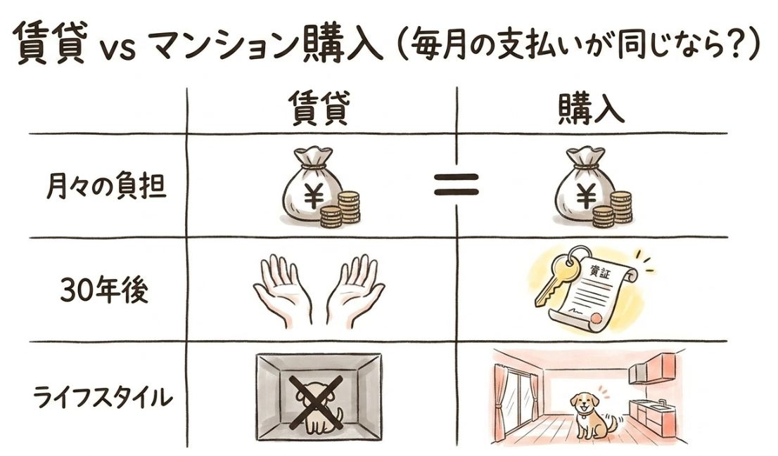 賃貸VSマンション購入
