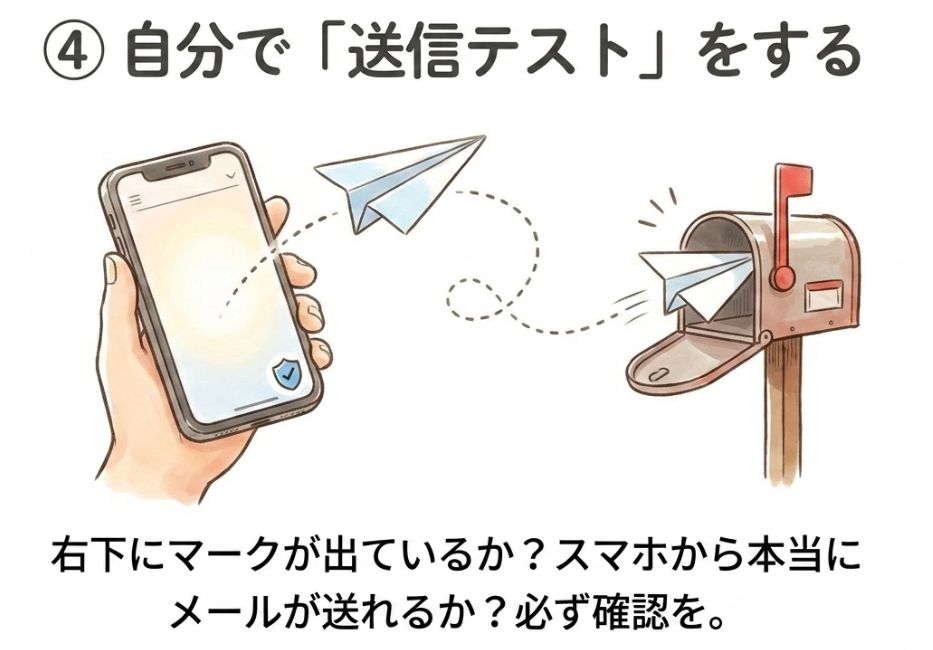 4. 本当に動いているか必ずテストする