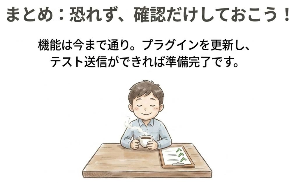 恐れず、確認だけしておこう