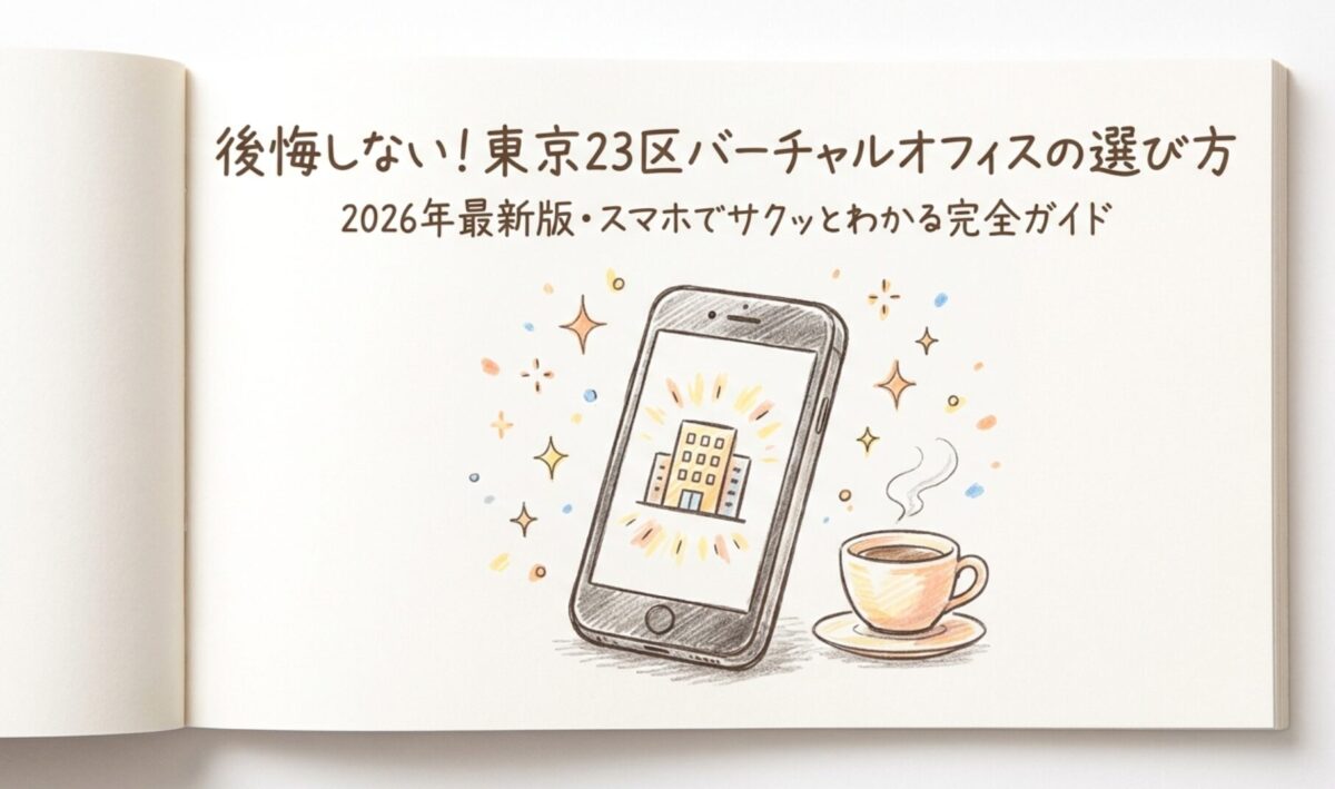 東京23区のバーチャルオフィスで後悔しない選び方【2026年版・区別比較】