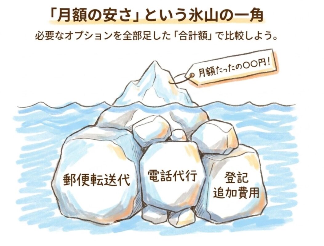 一番やりがちなミスが「月額だけを見ること」