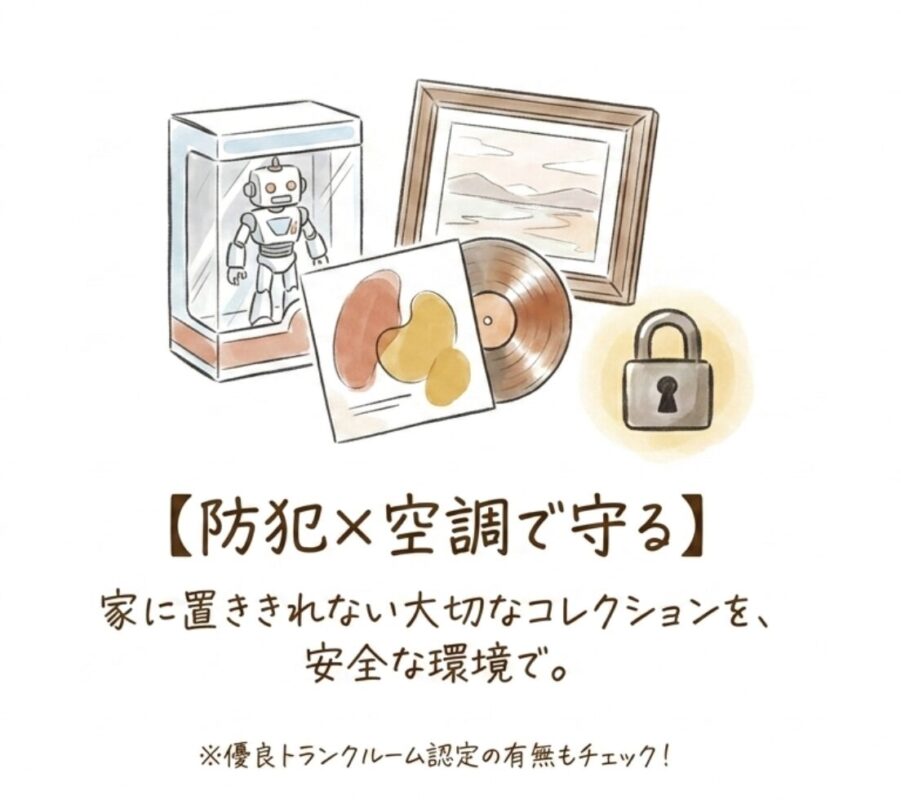 防犯×空調で守る。家に置ききれない大切なコレクションを安全な環境で