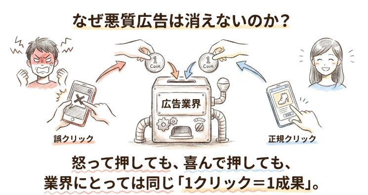 なぜ悪質広告は消えないのか?
