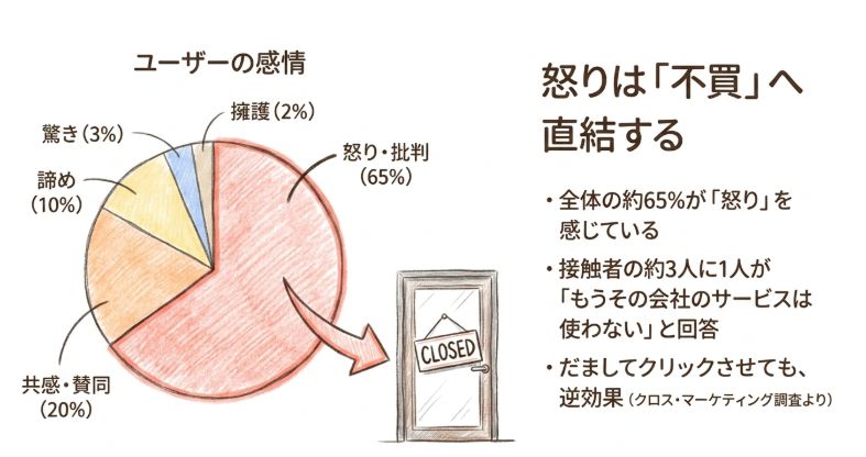 SNSコメントの感情傾向