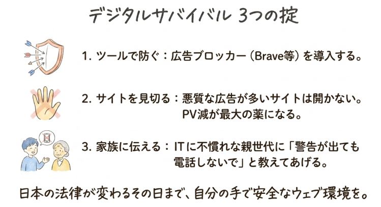 デジタルサバイバル 3つの掟