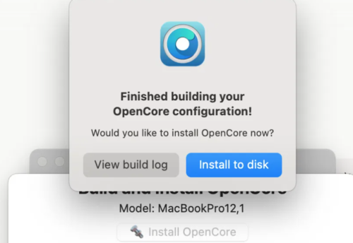 「Install to disk」をクリック