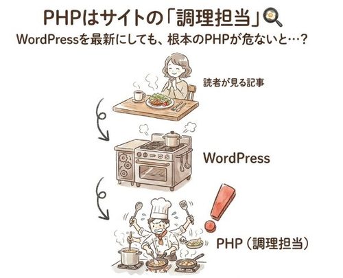 phpはサイトの調理担当