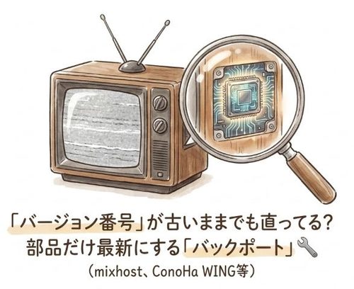 部品だけ最新にするバックポート